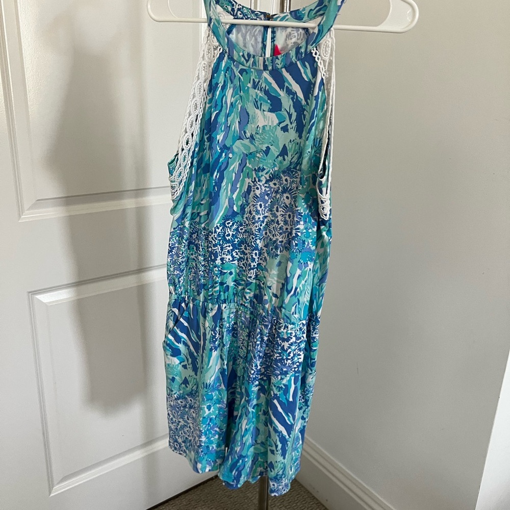 Lilly Pulitzer Blue and Green Dress